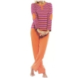 Пижама женская "Sunny Days" Размер: 44, цвет: Savana (оранжевый, фиолетовый) 6182 всем гигиеническим стандартам Товар сертифицирован инфо 9338v.